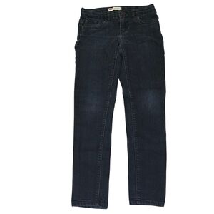 Levis Dark Blue Denim Jeans 710 Super Skinny Adjustable Waist Boys Size 10
